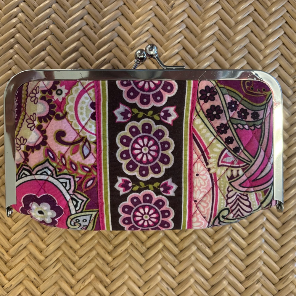Vera Bradley Pink Brown Paisley bag - Picture 9 of 10
